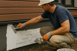 Что в себя включает наружная отделка фундамента?