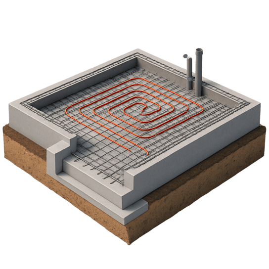 Утепленная шведская плита в Москве