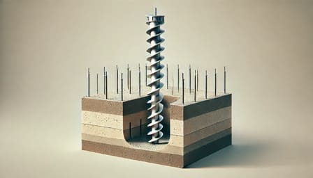 Свайно-винтовой для бани 4×5 м